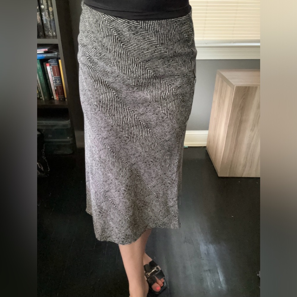 Rachel Zoe Black & White Sheath Skirt